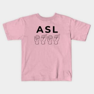 ASL Mama Kids T-Shirt